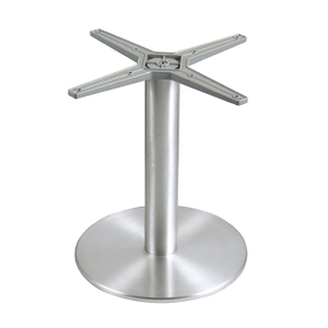 Popular base de mesa de acero inoxidable para hotel galvanizada